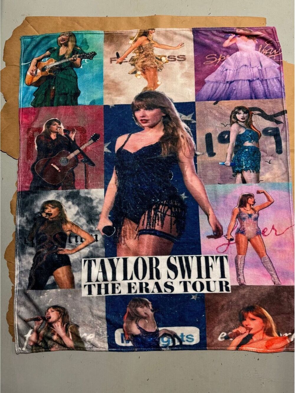 Taylor Swift “The Eras Tour” super soft fleece blanket